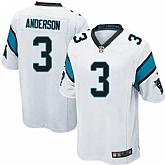 Nike Men & Women & Youth Panthers #3 Anderson White Team Color Game Jersey,baseball caps,new era cap wholesale,wholesale hats